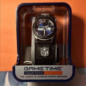 Game Time NFL Team Watch - Blue and Black